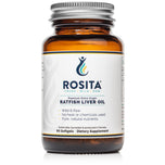Rosita Extra-Virgin Ratfish Liver Oil Softgels front label
